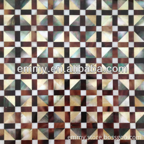 Natural mother of pearl seashell mosaic tile